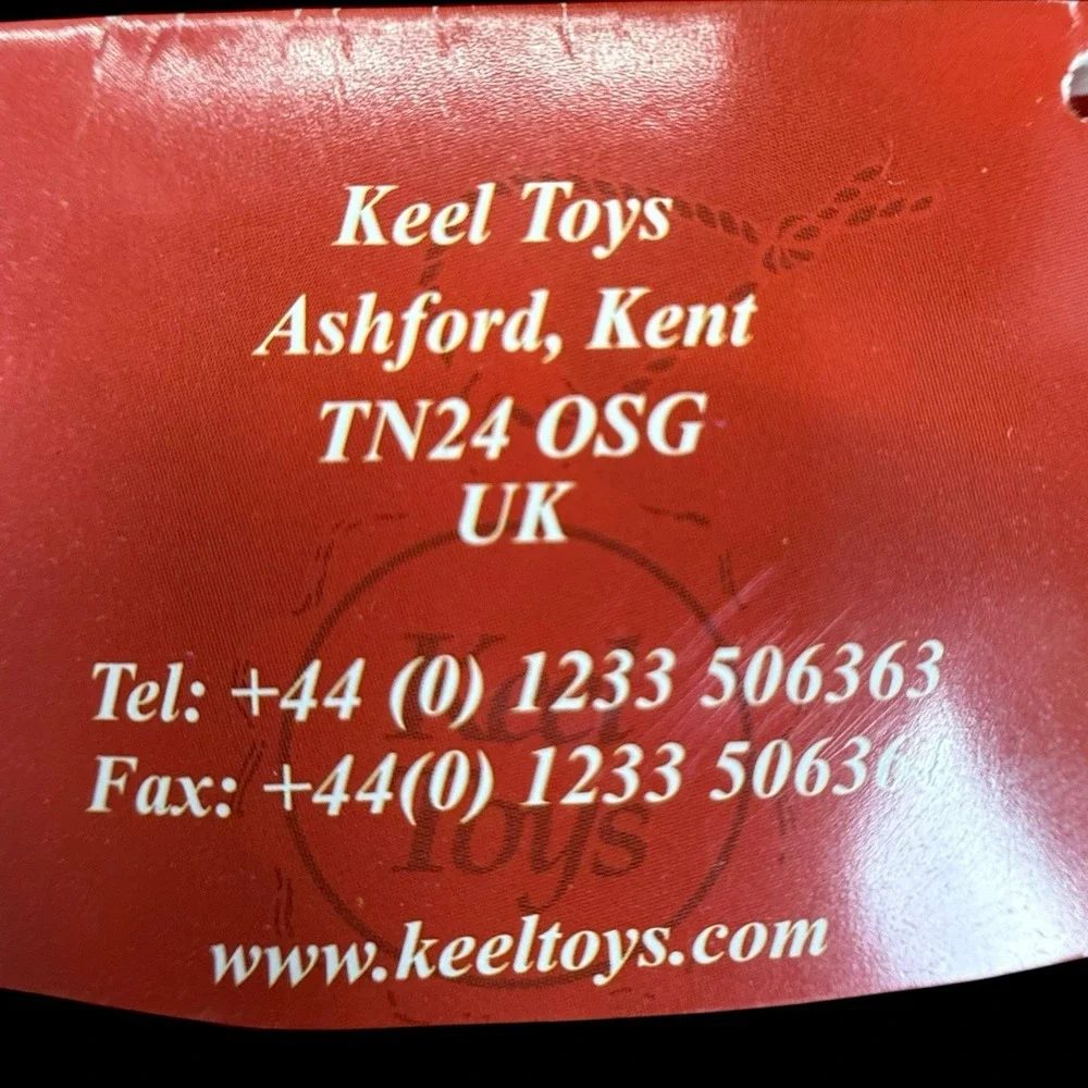 Keel Toys Teddy Bear Plush British Royal Guard London Beefeater‎ Red Stuffed 14